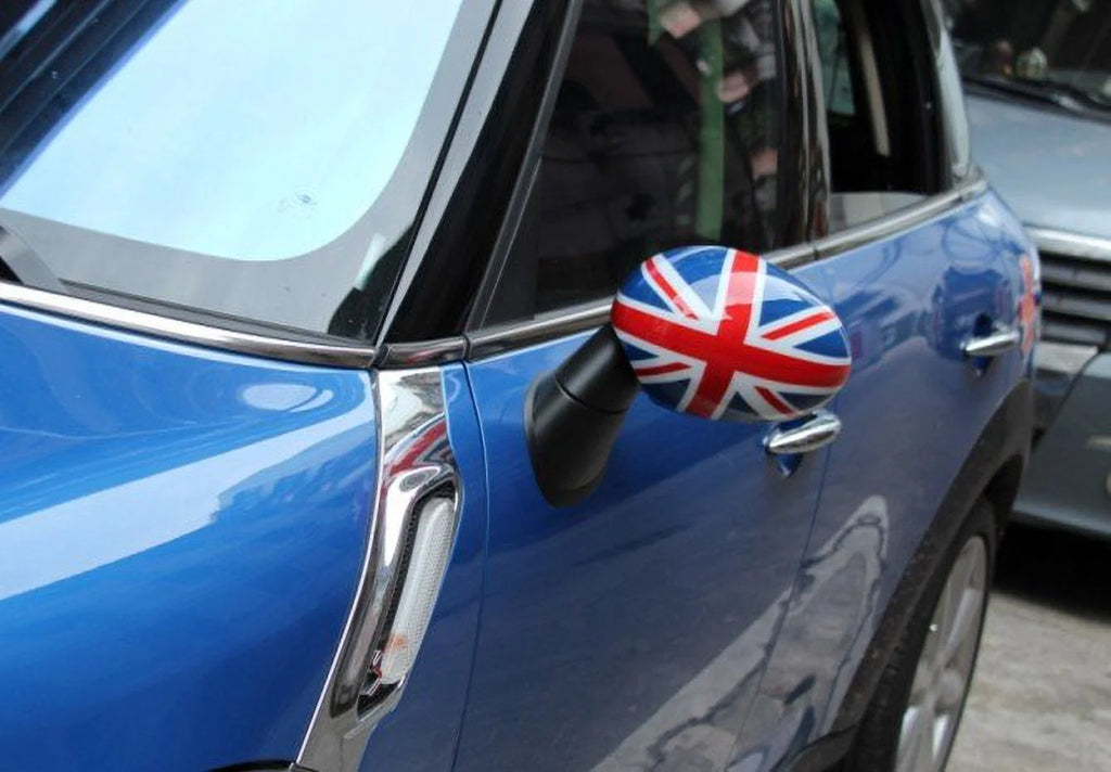 2 x Union Jack WING Mirror Covers for MINI Cooper R55 R56 R57 L2736