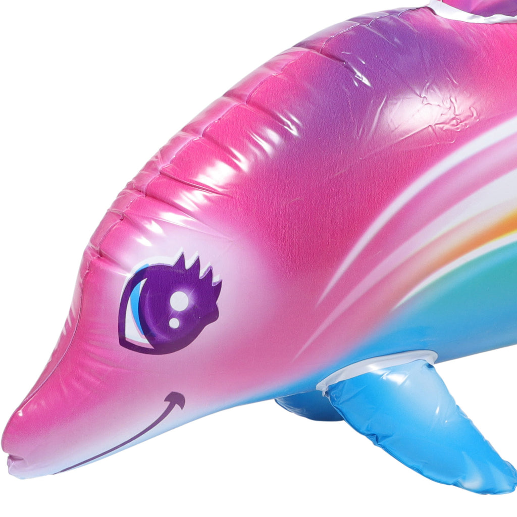 2 Pcs Inflatable Dolphin Toy Pool Toys C5639