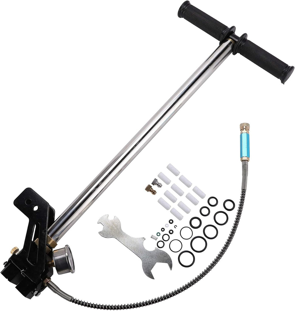 High Pressure Hand Pump Air Rifle Filling Stirrup Pump 40MPA, Stainless Steel, Pack of 2 K941