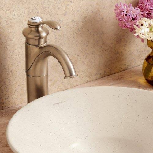 Brushed Nickel Single Hole Bathroom Faucet D1686
