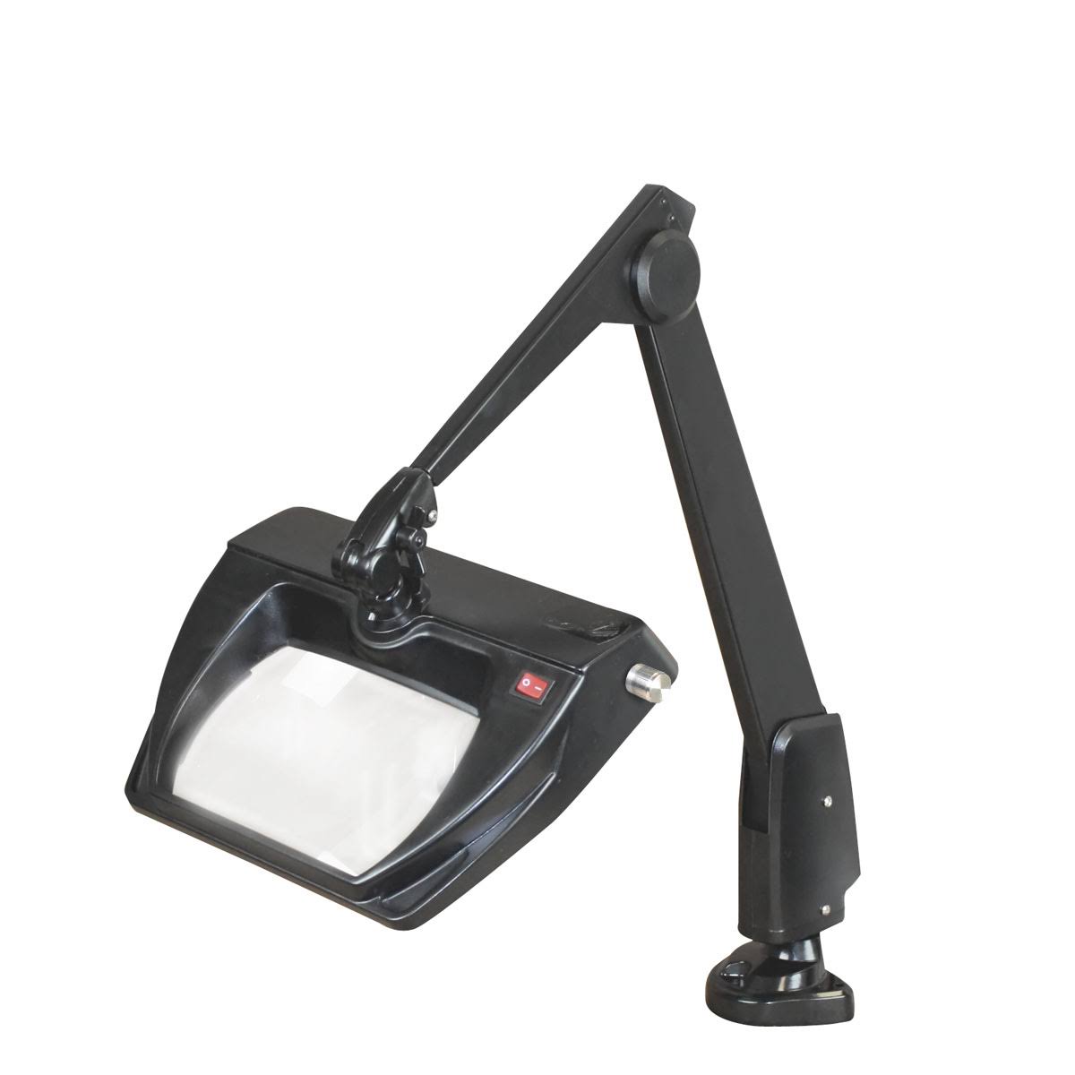 28-Inch Clamp Base LED Magnifier 3D 1.75x Black Y52143