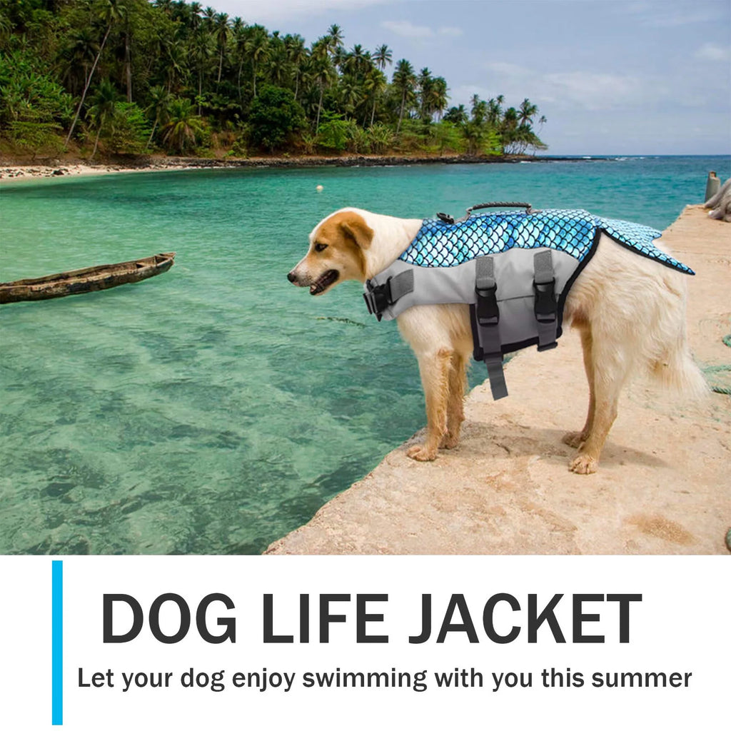 Reflective Dog Life Jacket with Rescue Handle W41847