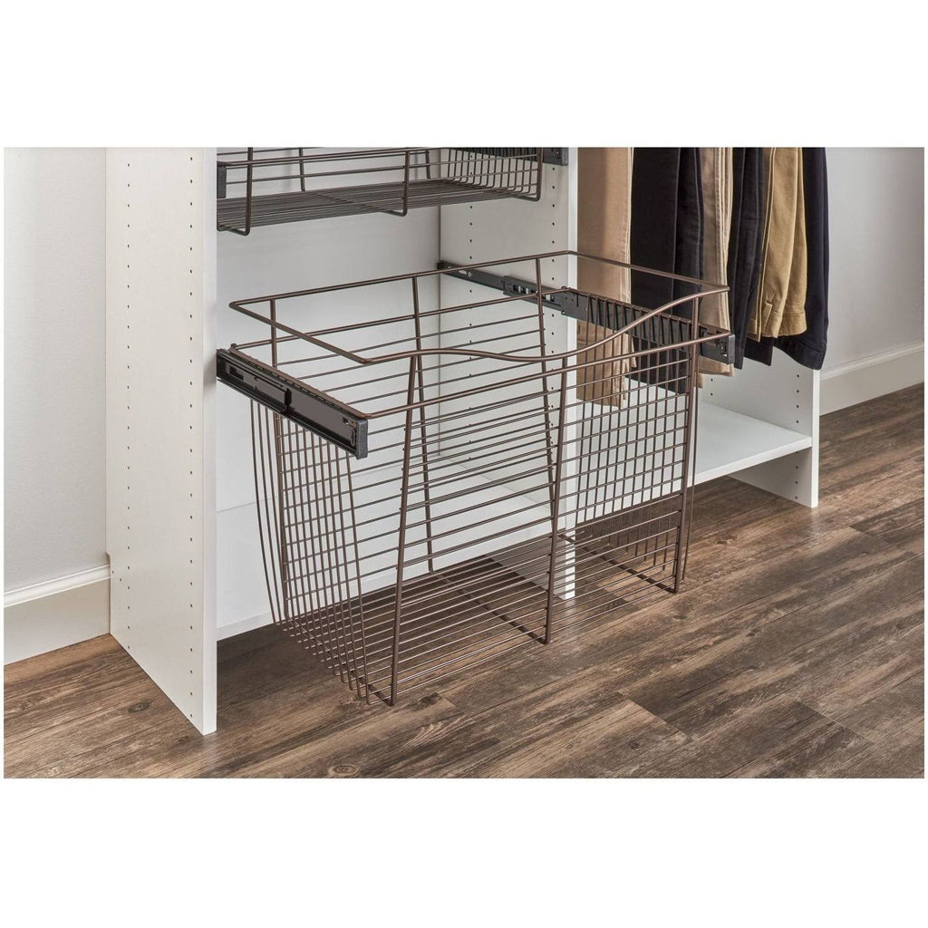 30x22 Satin Nickel Closet Pullout Basket B274674