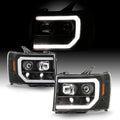 Smoked LED Projector Headlight F2232