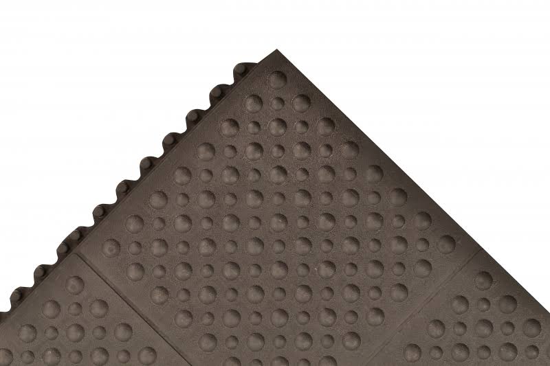 Antifatigue Mat, Black, 3Ft. x 3Ft. U5072