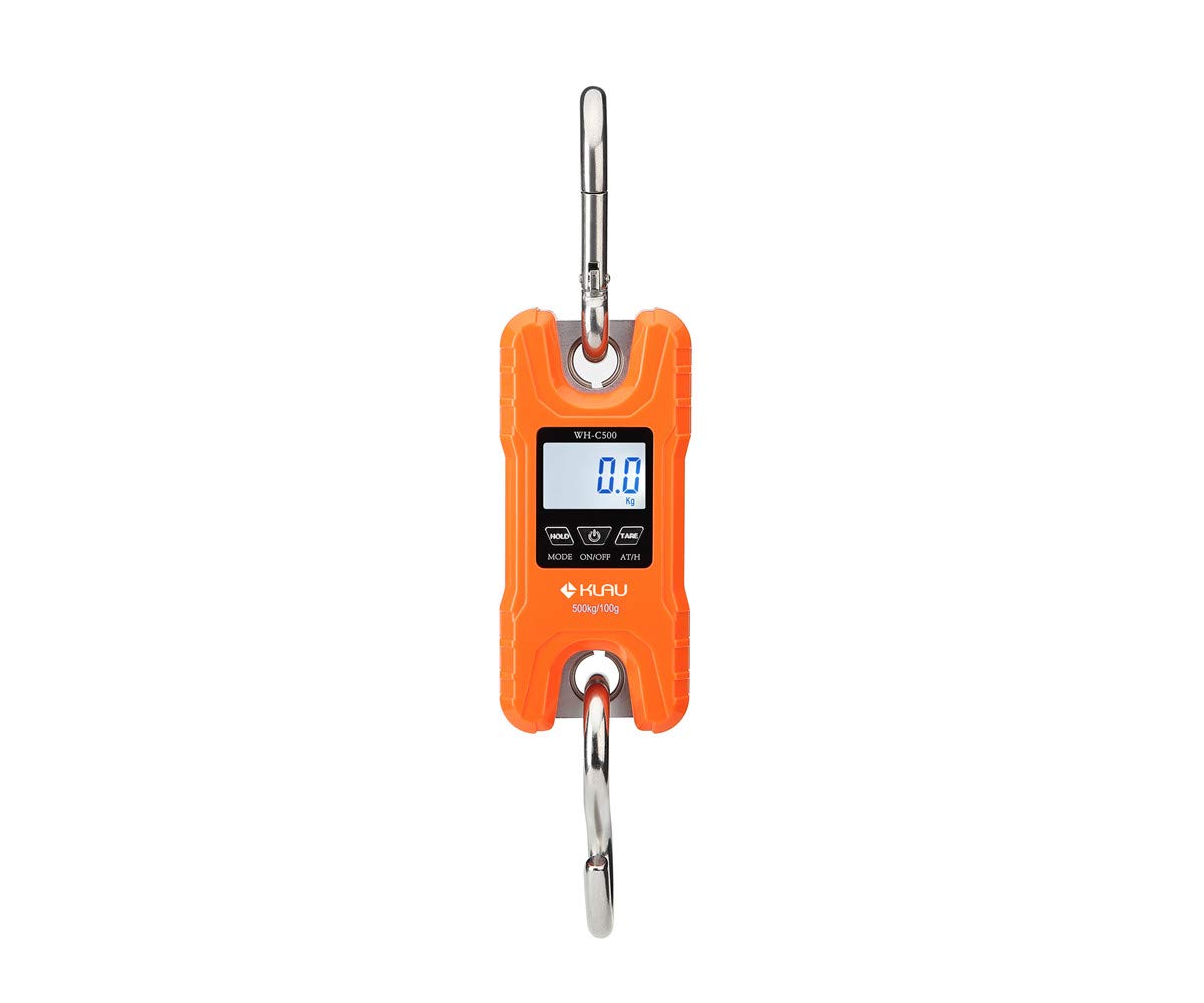 Black Pack of 2 Portable Digital Hanging Crane Scale R17297