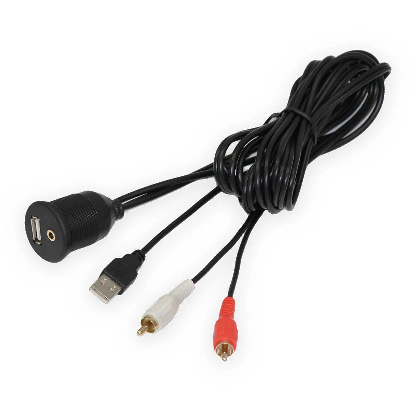 Marine Boat Audio Bluetooth USB Receiver with Black Waterproof Protective Cover K484867