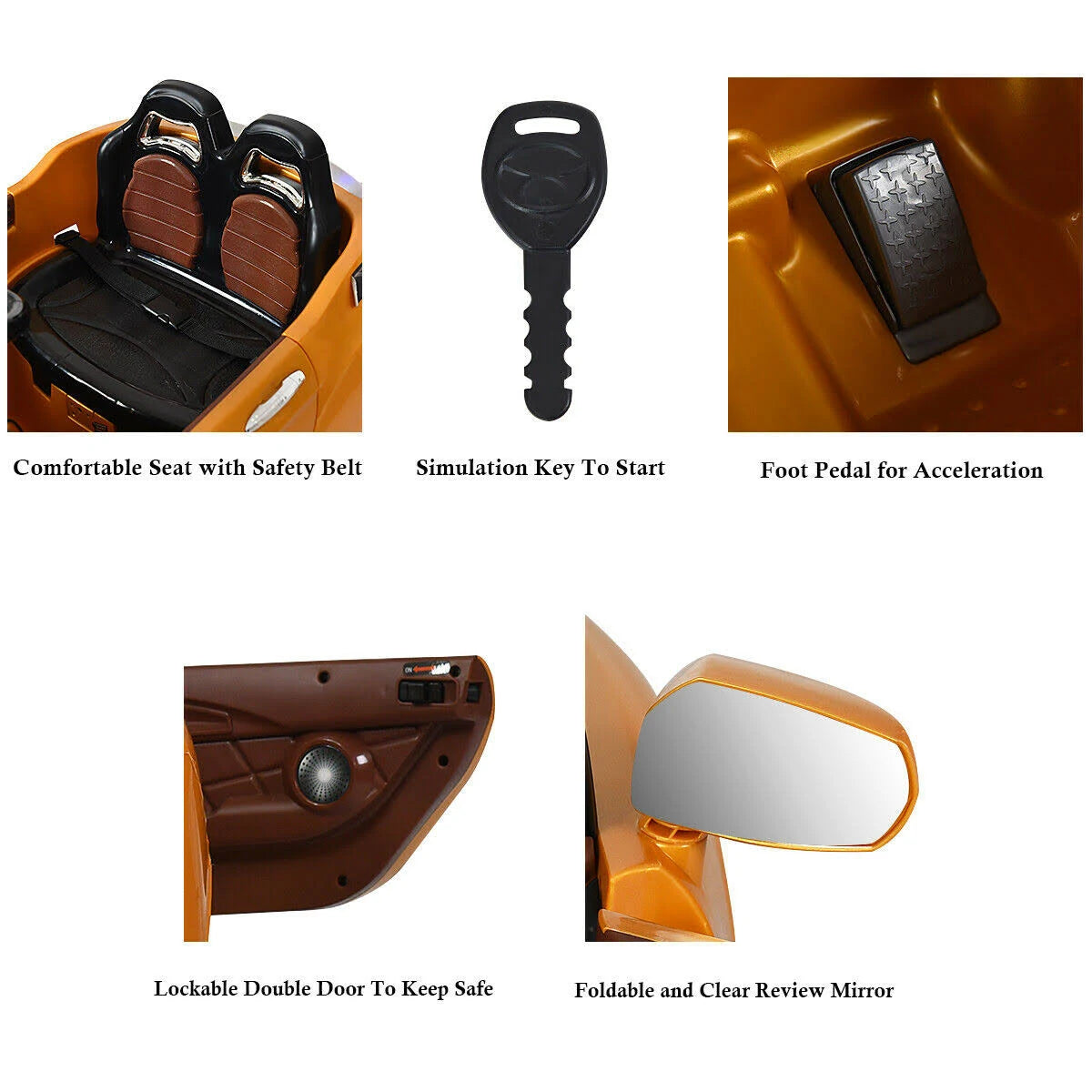 Golden Kids Ride on Car with Remote Control M7536
