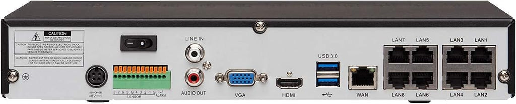 8-Channel 4K IP Security System W62716