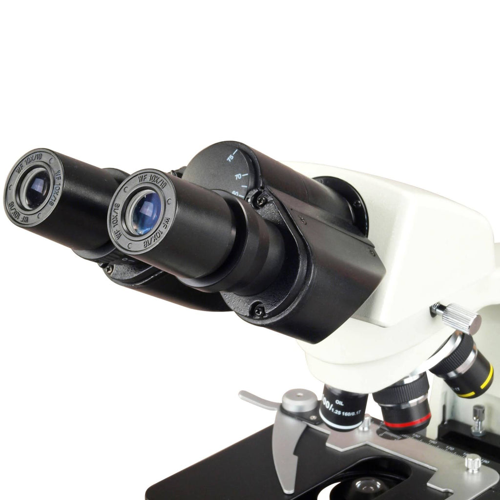 40X-2000X USB3 18MP Binocular Lab Compound LED Microscope P683226