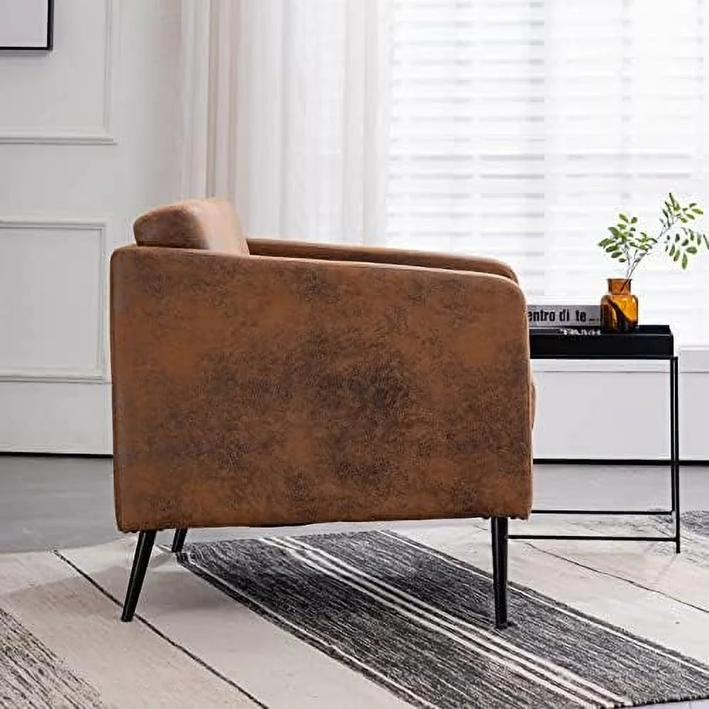 Bronzing Cloth 2-Seat Sofa with Metal Legs H998