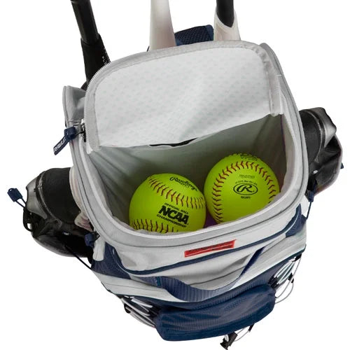 Navy Fastpitch Backpack T325
