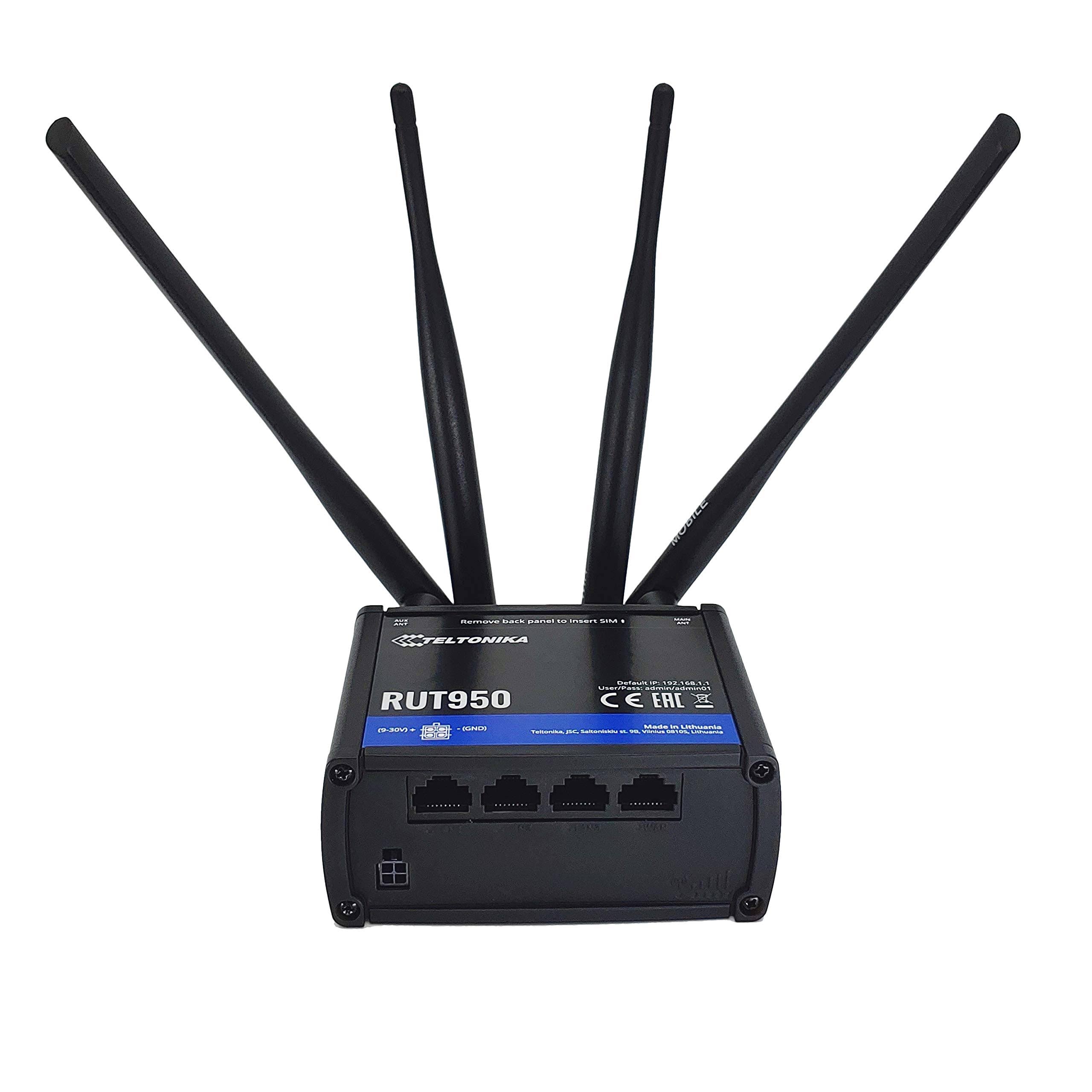 RUT950 3G / 4G LTE Dual Sim Router with WiFi T800