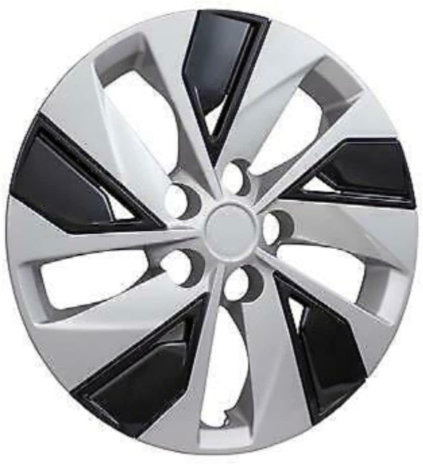 16" Silver Black Hubcap Wheelcover Pack of 2 N947