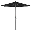 7.5 ft Aluminum Push Button Tilt Market Umbrella Black A210