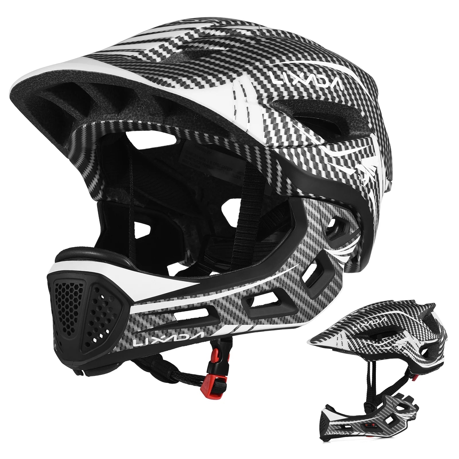 Kids Detachable Full Face Bike Helmet Y6728