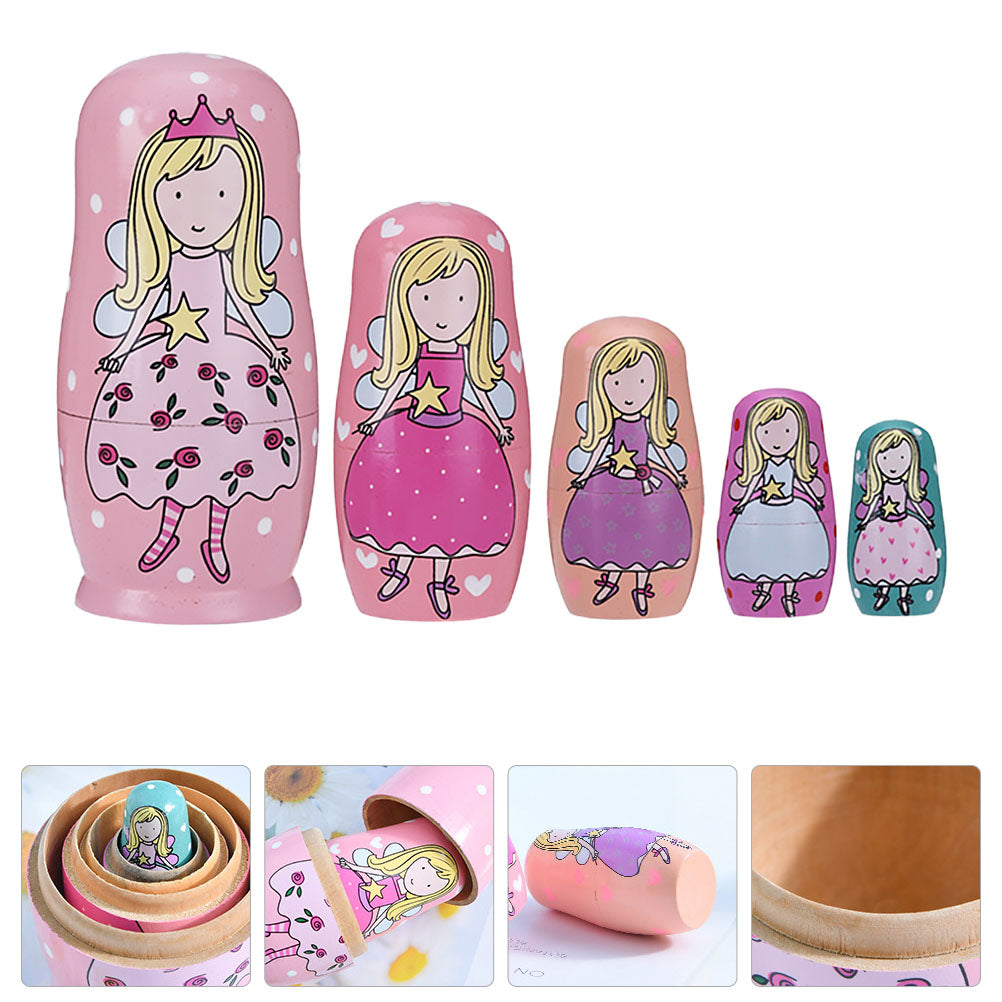 5Pcs Matryoshka Doll Toy L3555