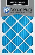 6 Pleated Air Filters MERV 7 Carbon Y6177