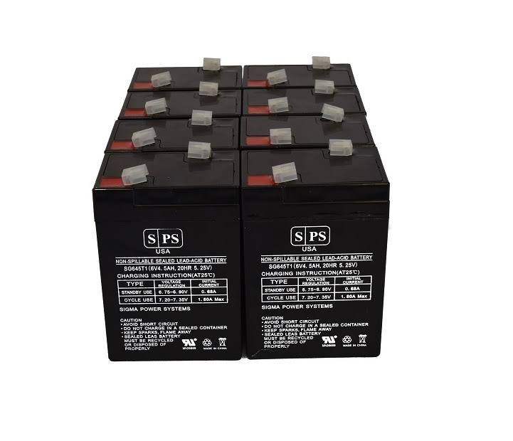6V 4.5 Ah Medical Replacement Battery (8 Pack) M3666