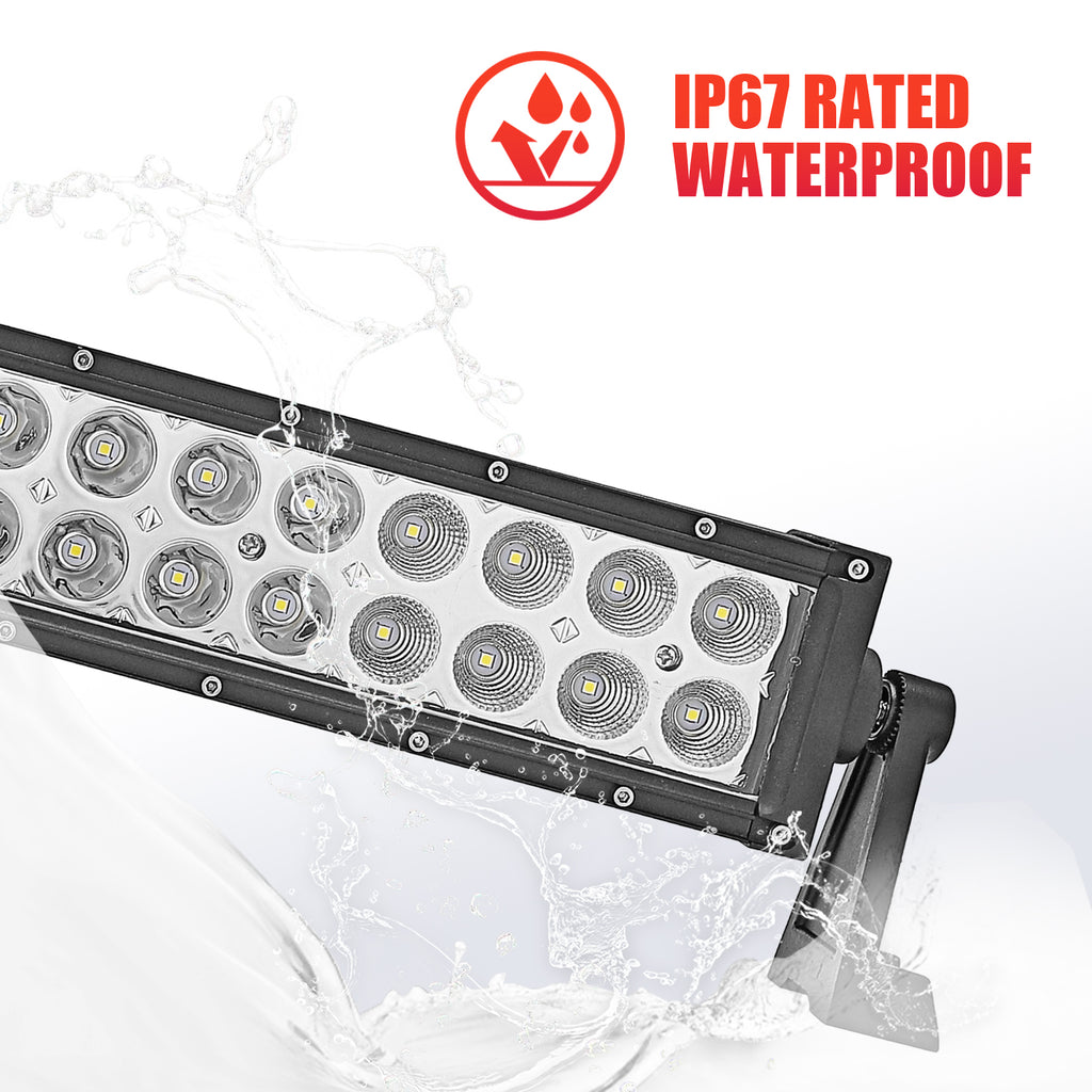 22" LED Light Bar Bumper Bracket Wire Kit U153