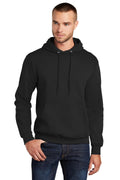 Jet Black Cowl Neck Hooded Sweatshirt 3X-Large Tall Z16831