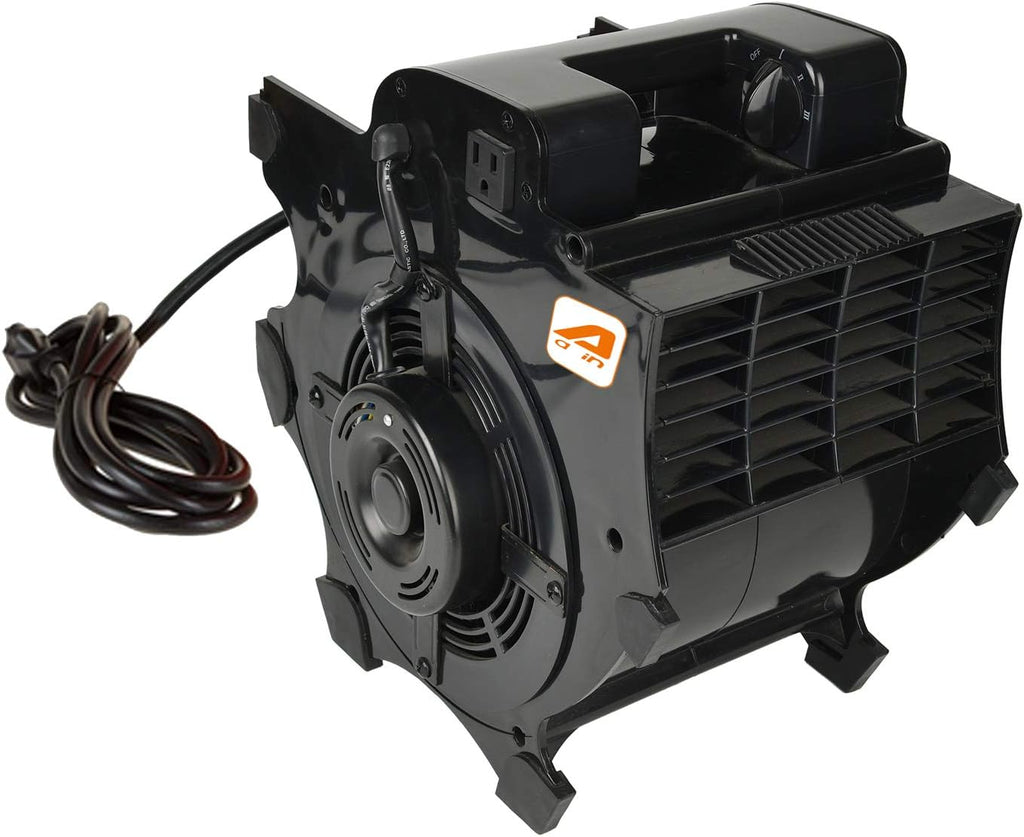 Black 3-Speed Air Mover Fan L364929