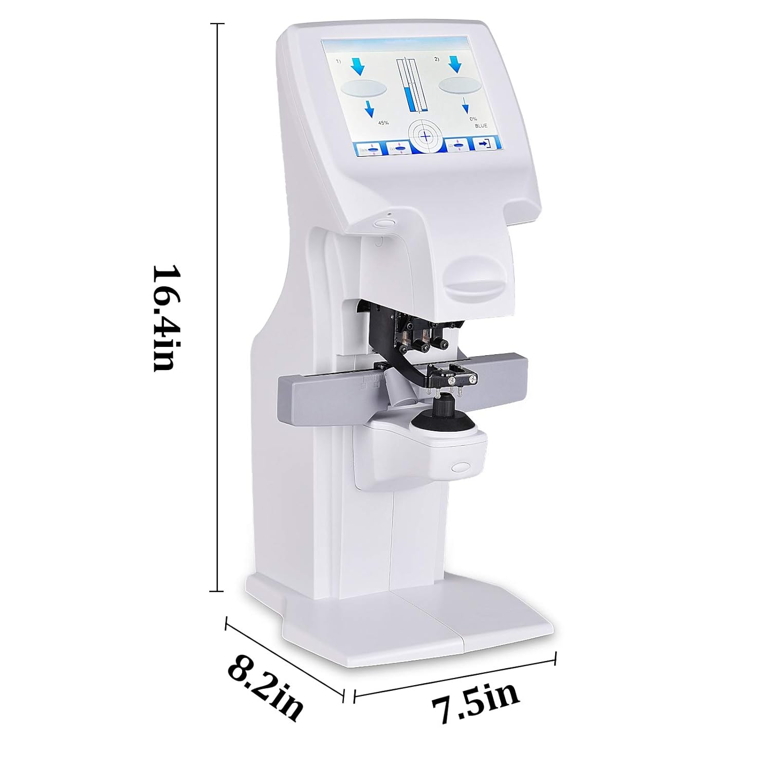 LCD Colorful Touch Screen Digital Auto Lensmeter with PD/UV/Printer V180081