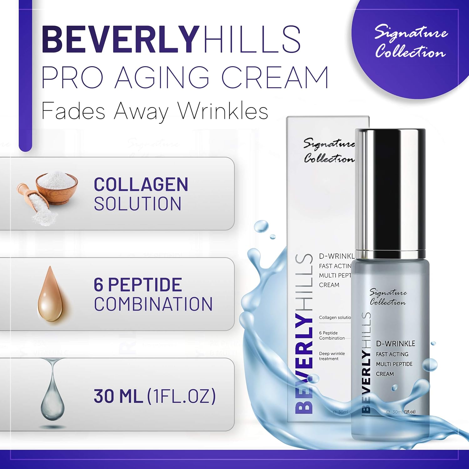 Retinol Serum (2%), Vitamin C Serum (25%), and Anti Wrinkle Cream Pack of 2 F306