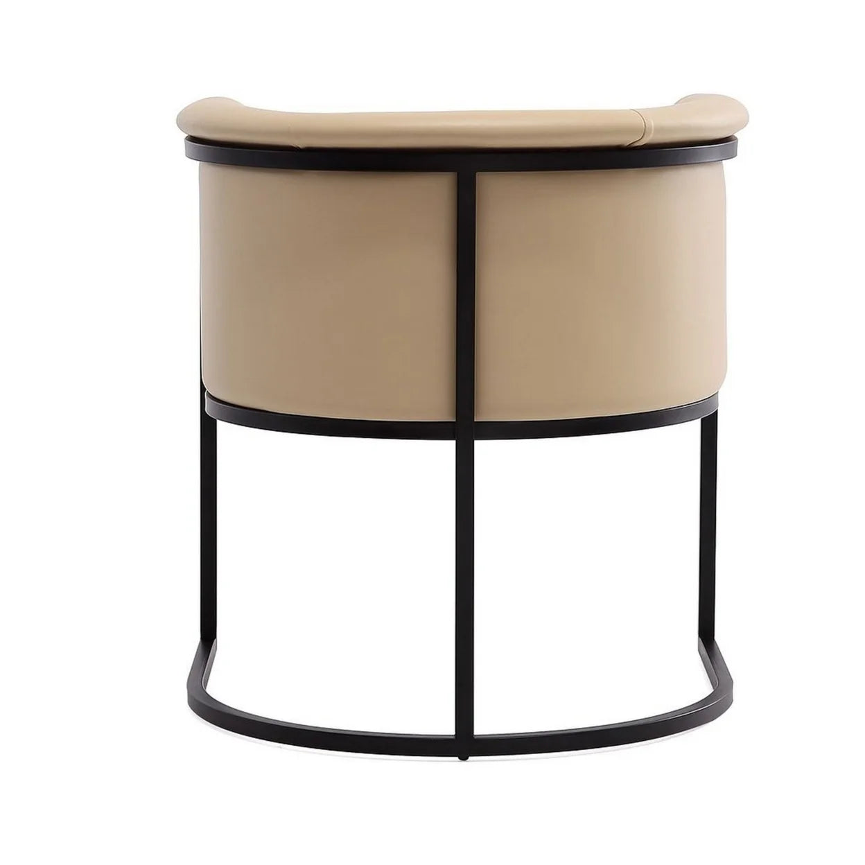 Tan and Black Faux Leather Dining Chair (Set of 2) J8653