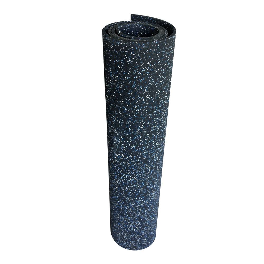 3/16 in. x 4 ft. x 13 ft. Black Rubber Flooring E796