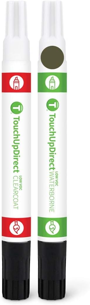 District Green Metallic Touch Up Paint Pen+Brush Applicator S333