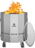 304 Stainless Steel Bonfire Fire Pit & Campfire Grill, 13x13 Inches L5361
