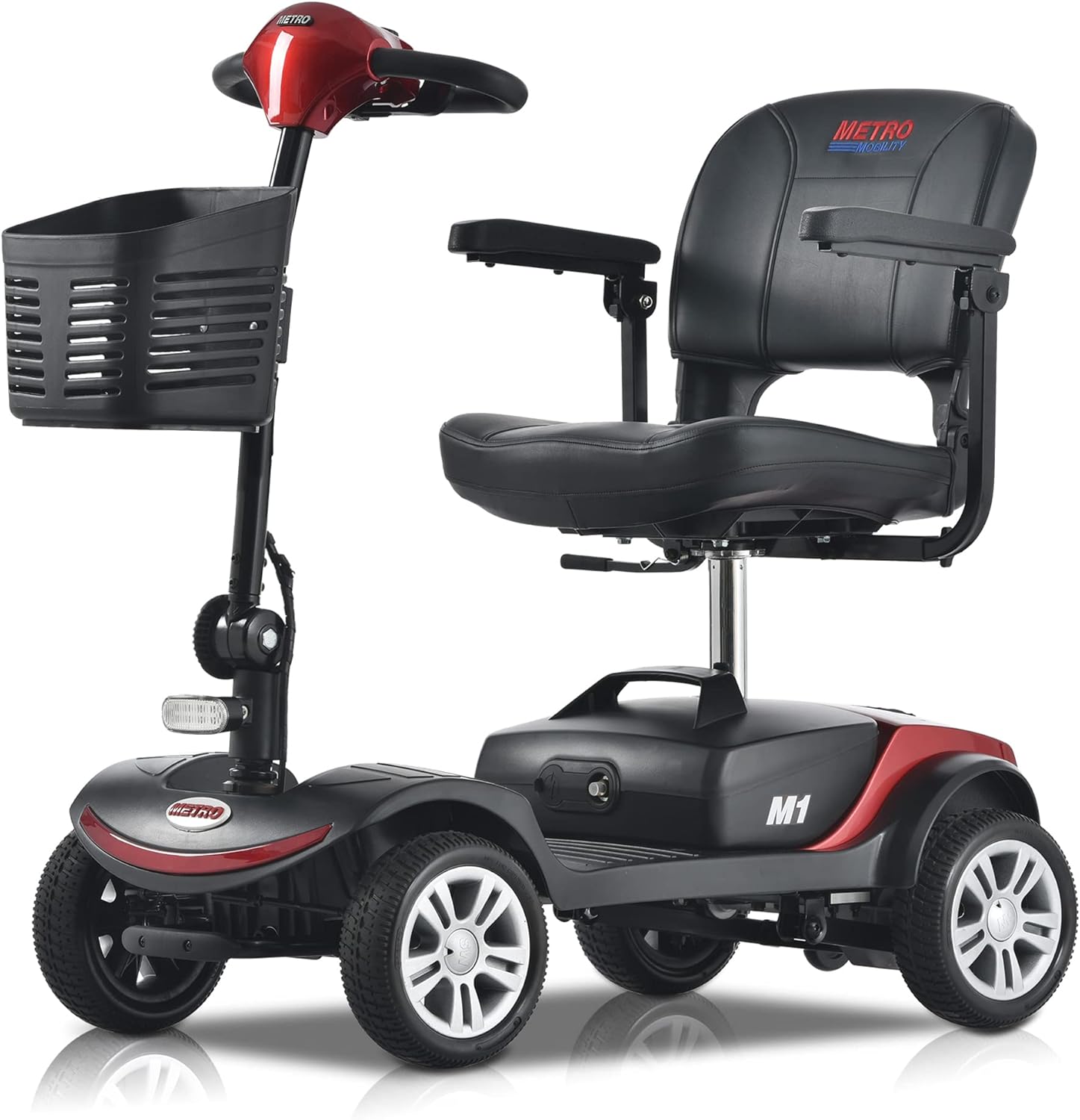 4 Wheel Electric Powered Mobility Scooter, 300 lbs Max Weight, 10 Miles Range Q1827