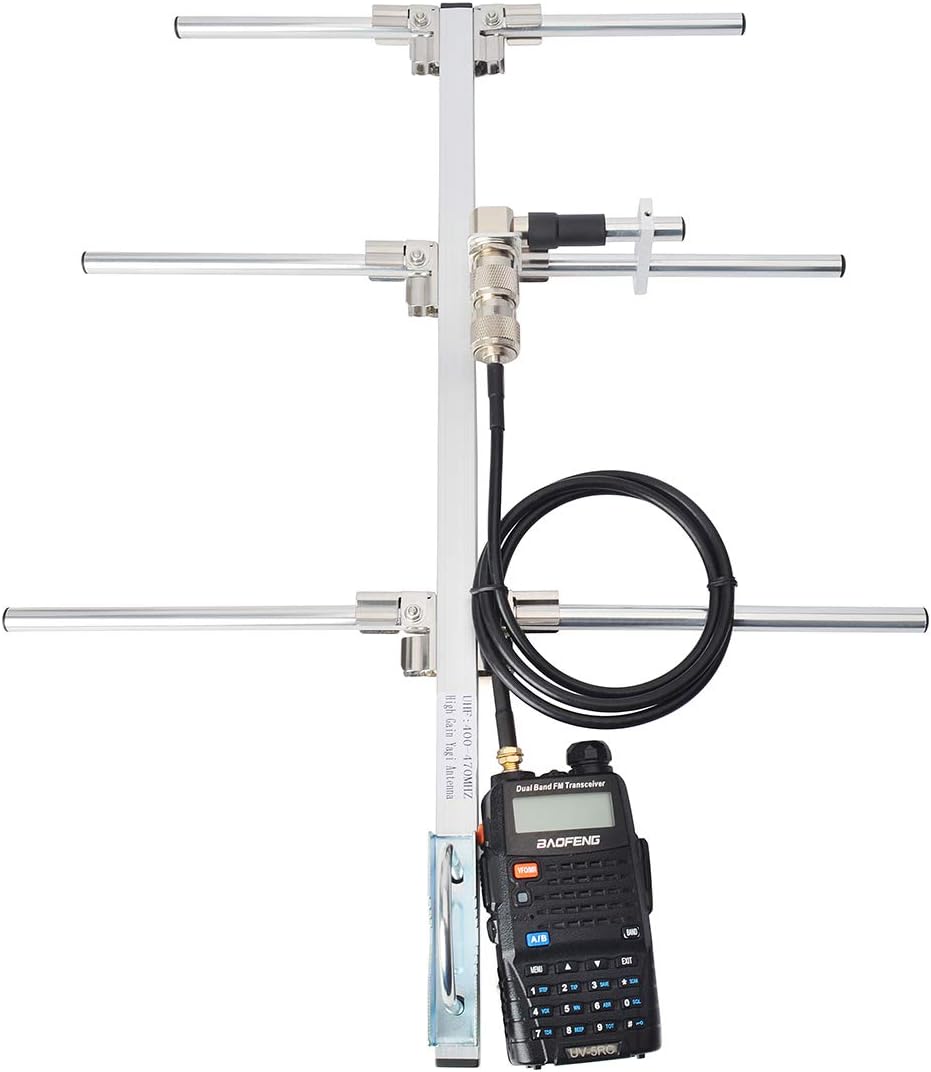 UHF 400-470Mhz 7dBi Directional Yagi Antenna Q454611