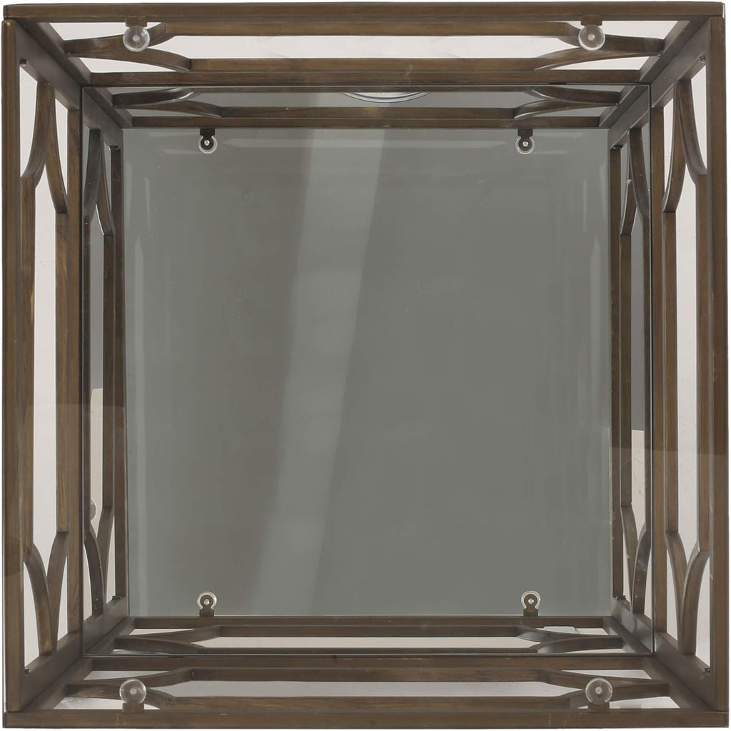 Black Gold Clear End Table S721