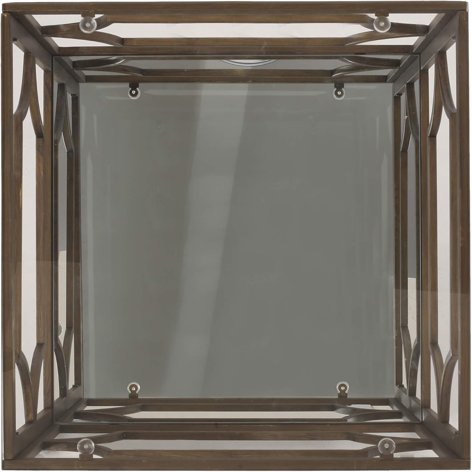Black Gold Clear End Table S721