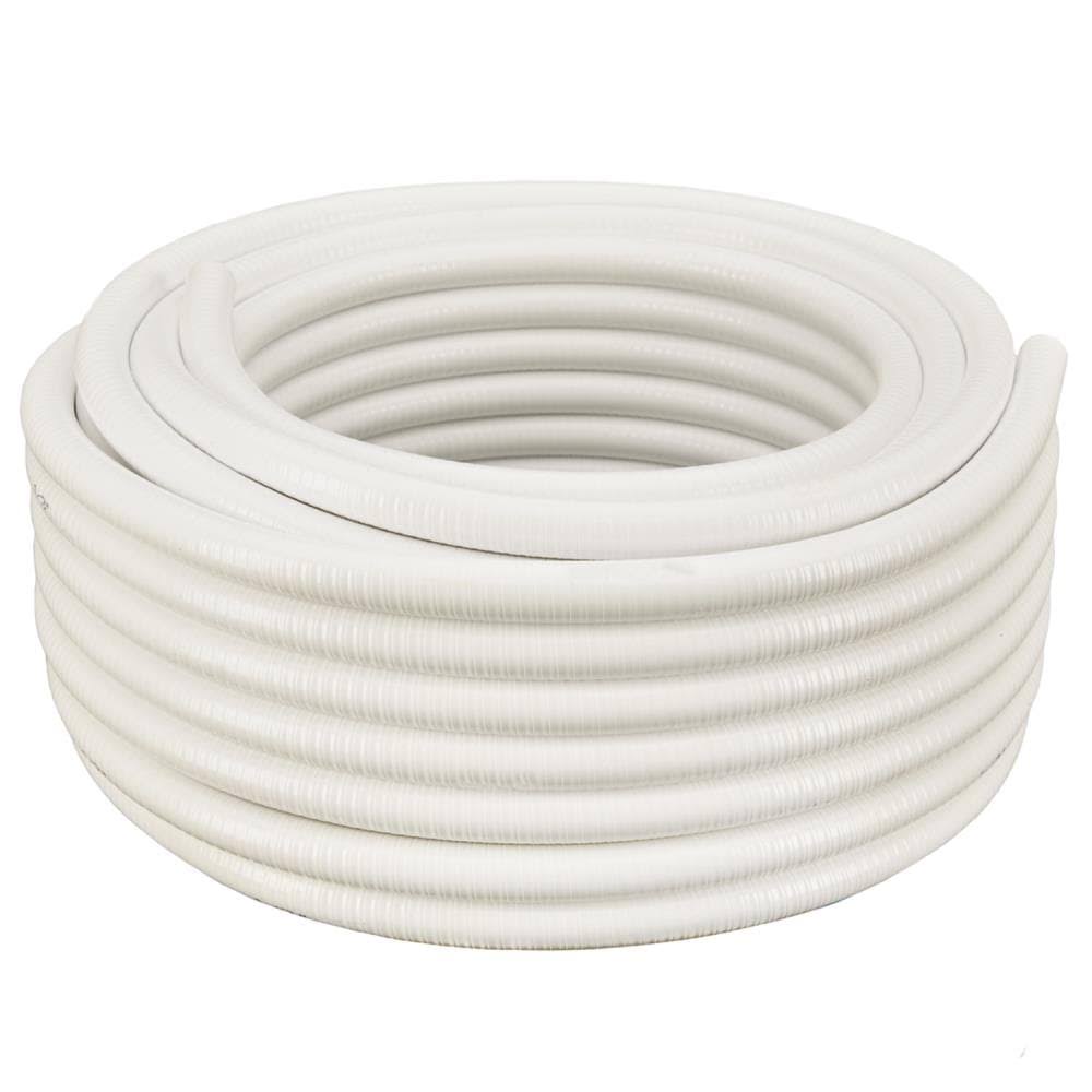 3-in x 50-ft Schedule 40 White Flexible PVC Pipe L4452