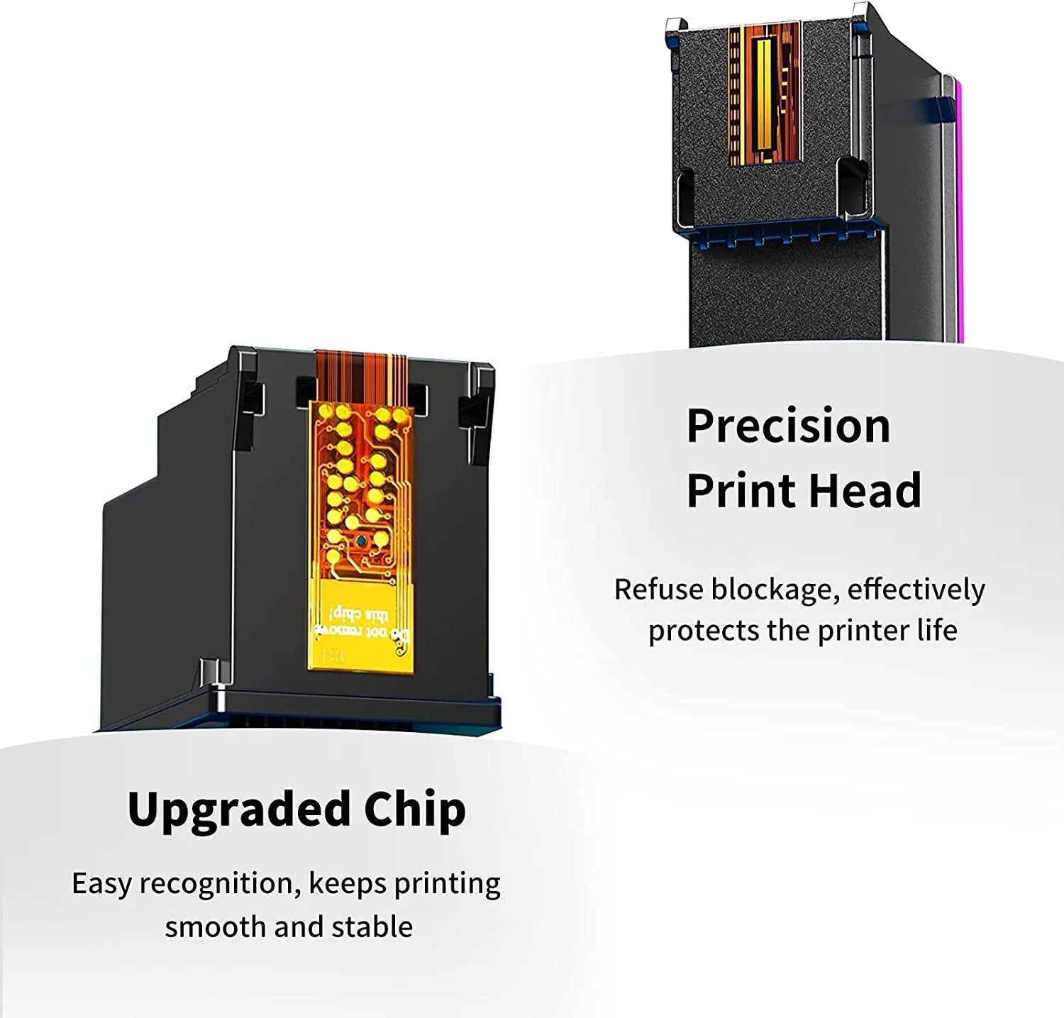 3X Capacity 67XL Ink Cartridge Tri Color Combo Replacement for HP Q3835