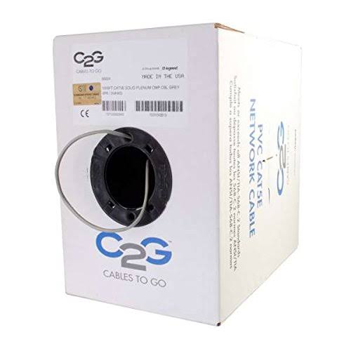 Gray CAT 5e Bulk Cable 1000 ft R787809