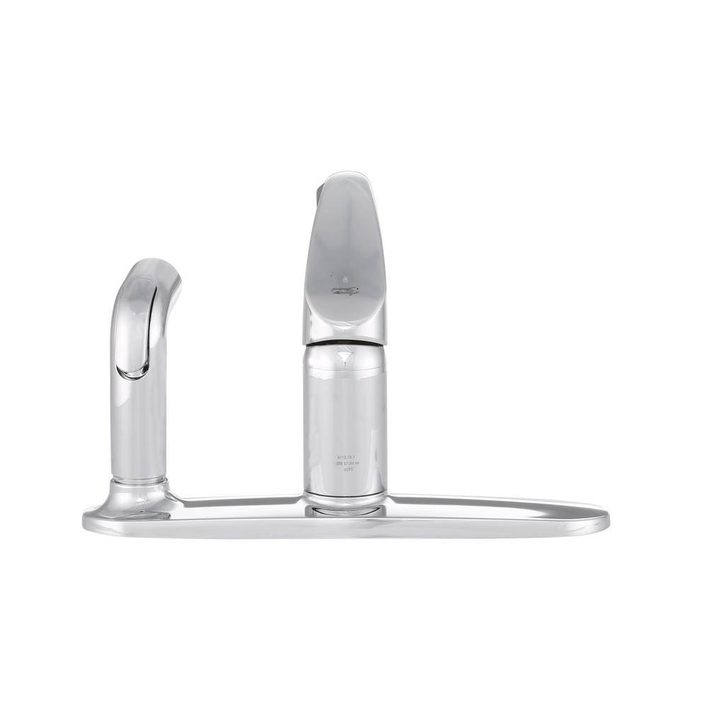 Polished Chrome Single Handle Kitchen Faucet H227