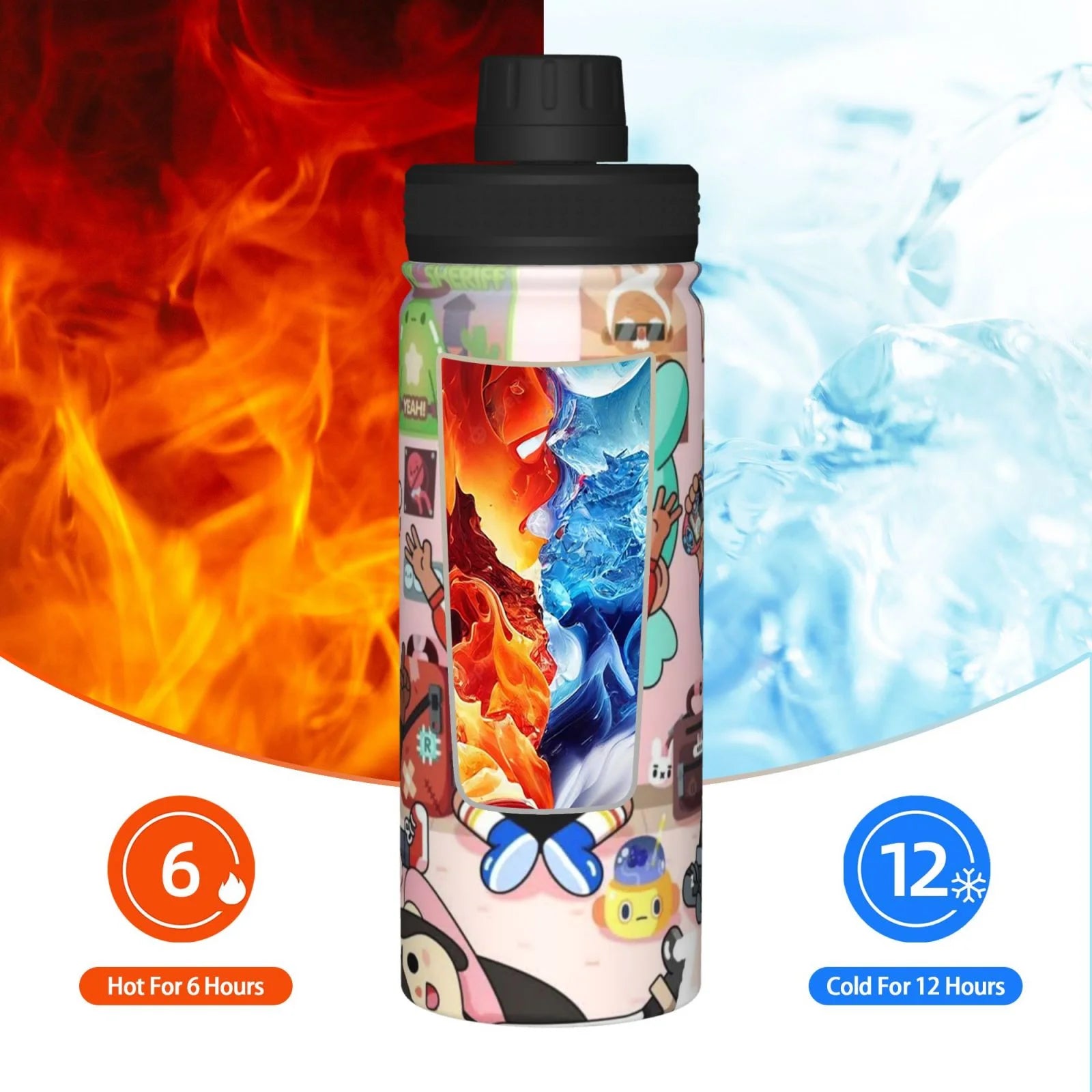 Insulated Stainless Steel Water Bottle 18OZ T156