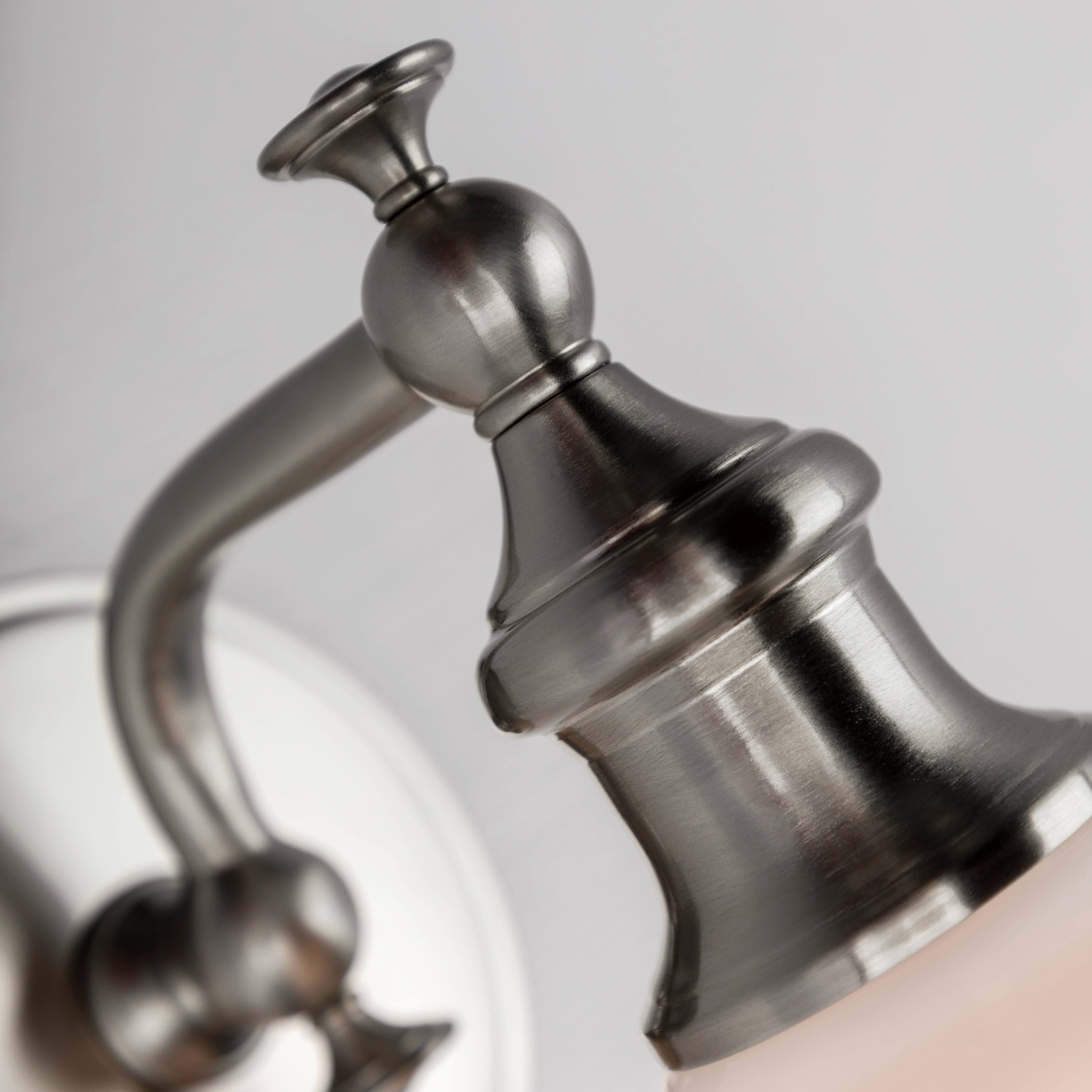 Satin Nickel 1 Light Sconce A128