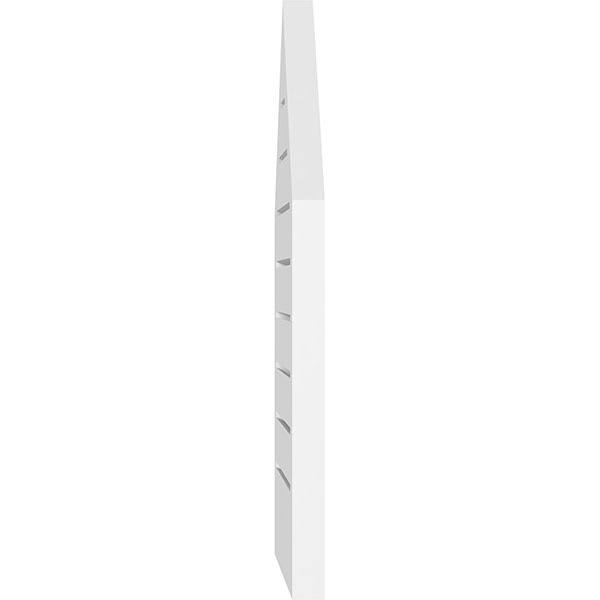 Peaked Top Surface Mount PVC Gable Vent G102547