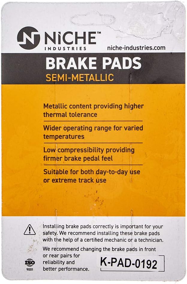 Brake Pad Set Front Semi-Metallic 4 Pack Y7359