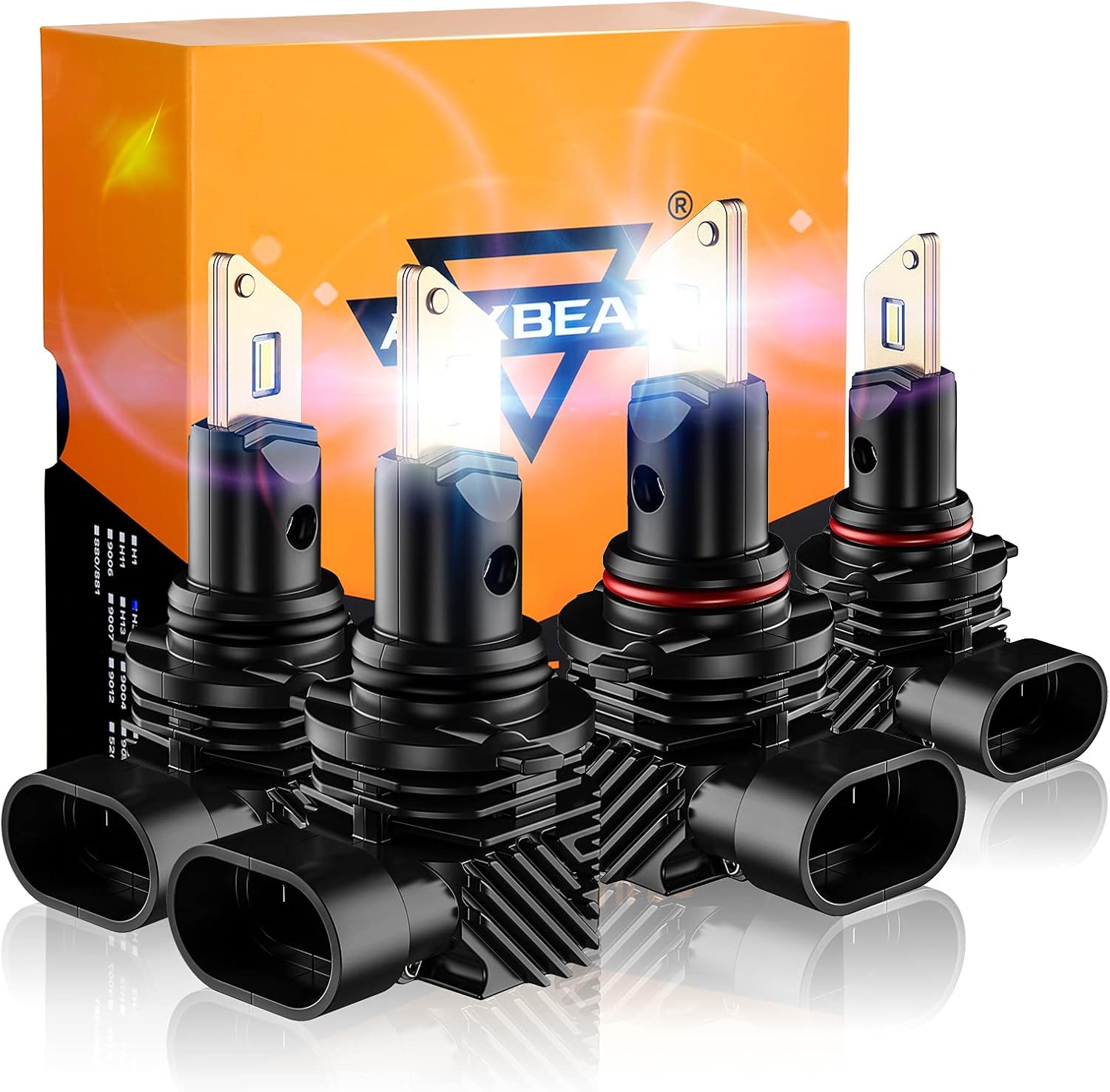 6500K Cool White LED Bulbs Combo, Pack of 4 Pack of 2 D710