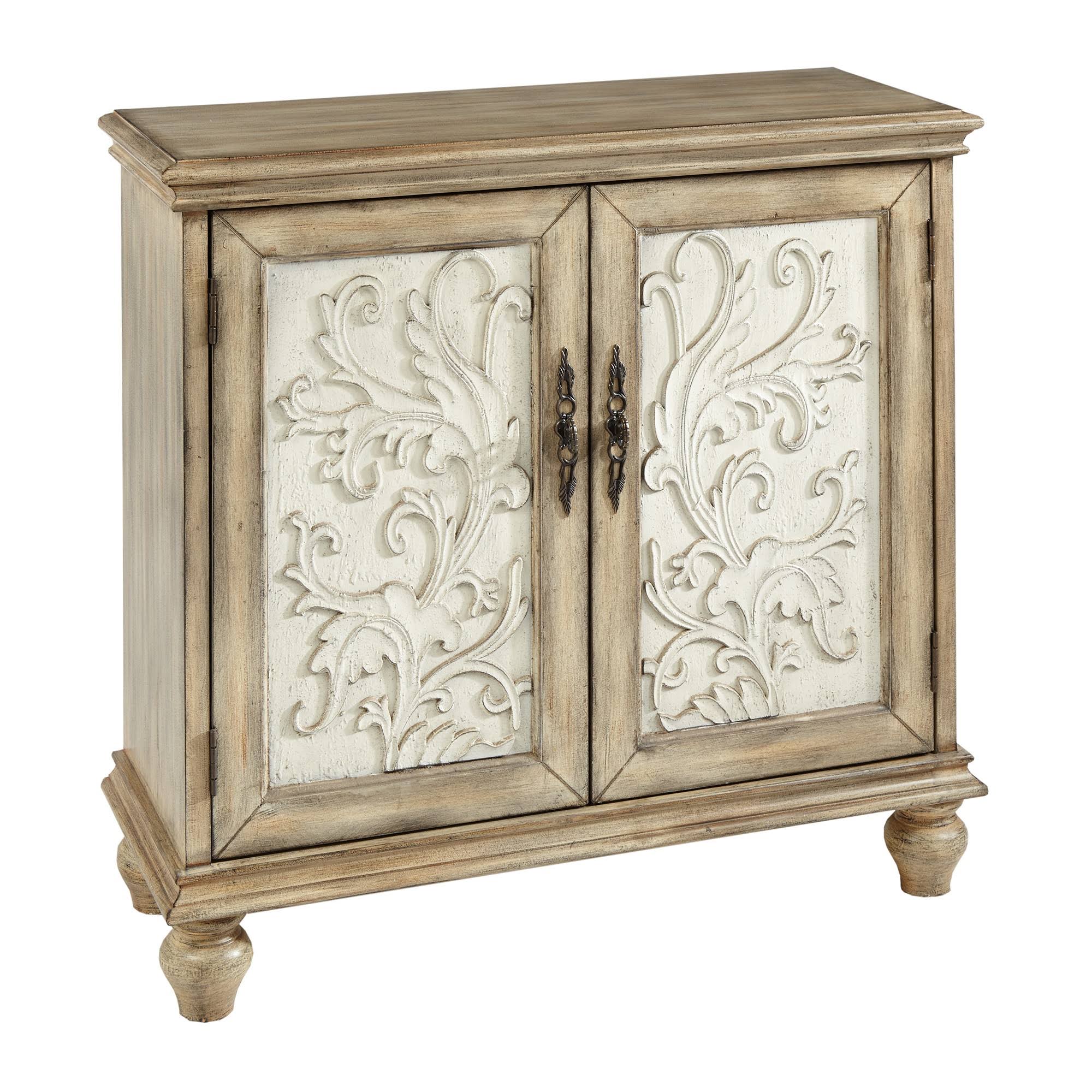 2-Door Cabinet Reclaimed Natural Y700358