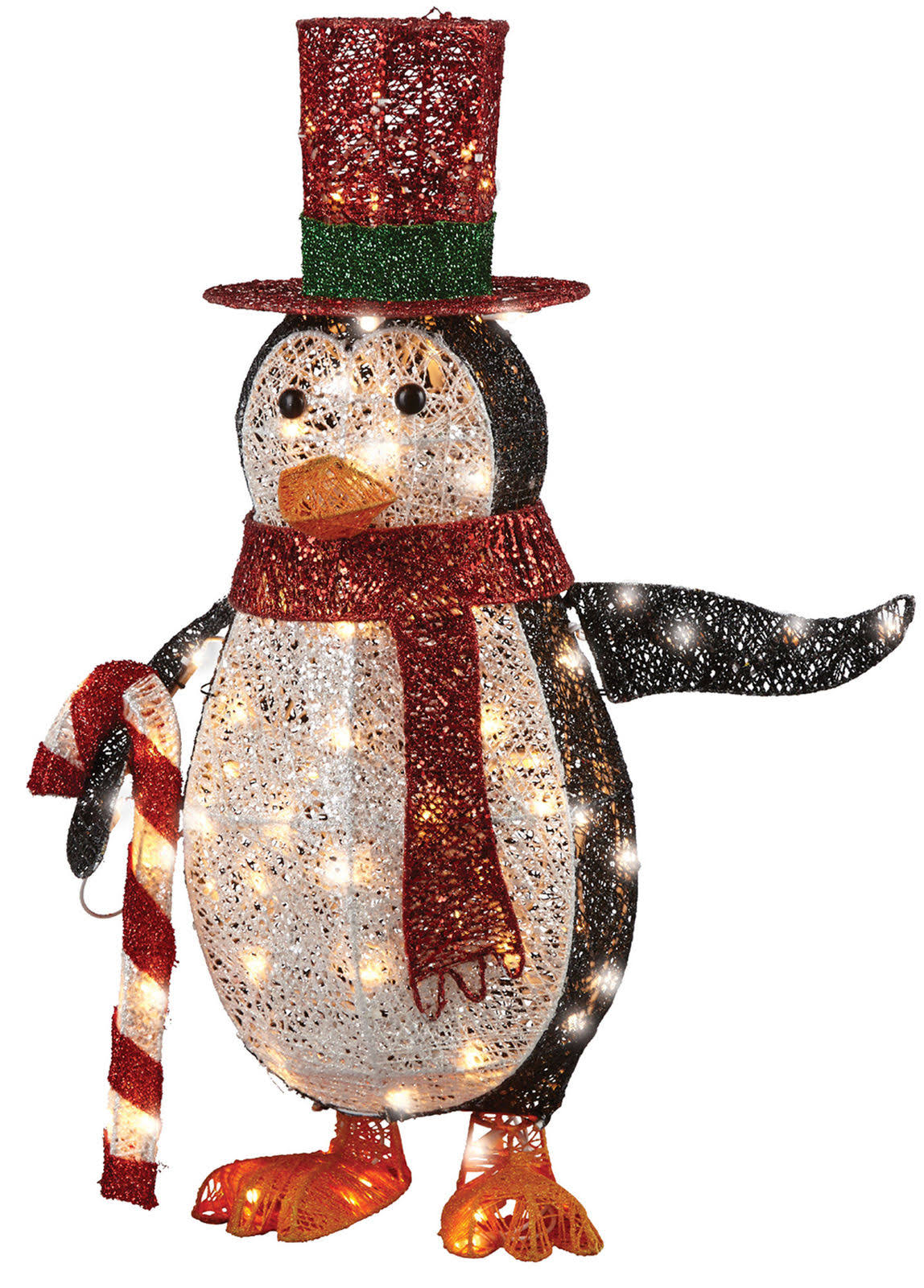 Penguin with LED Lights Christmas Decoration M933