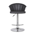 Grey Faux Leather Bar Stool X240