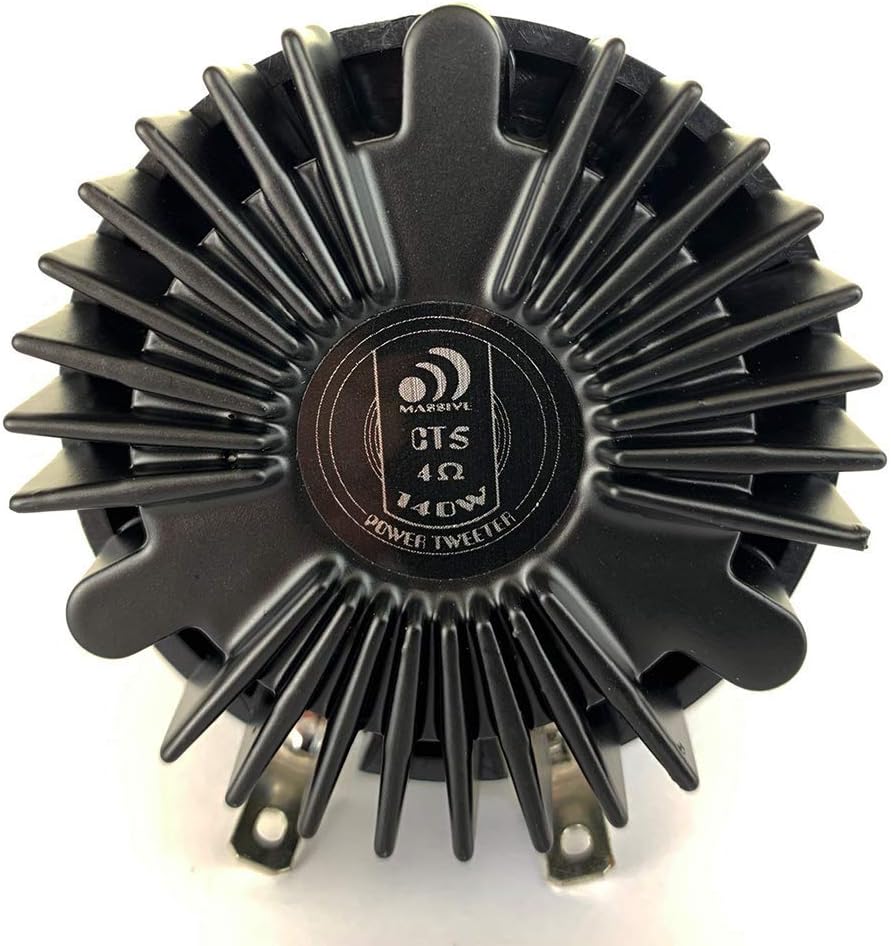 Car Audio Tweeter, 57mm, 140 Watt, Titanium Diaphragm, Aluminum Phase Plug H53471