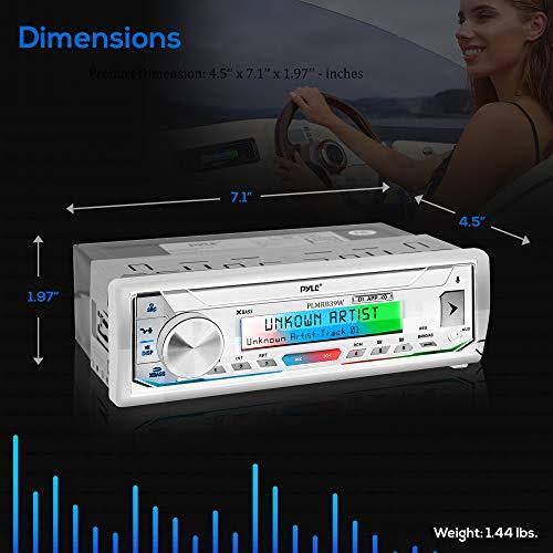 Marine Stereo Receiver Power Amplifier, Single DIN I56479